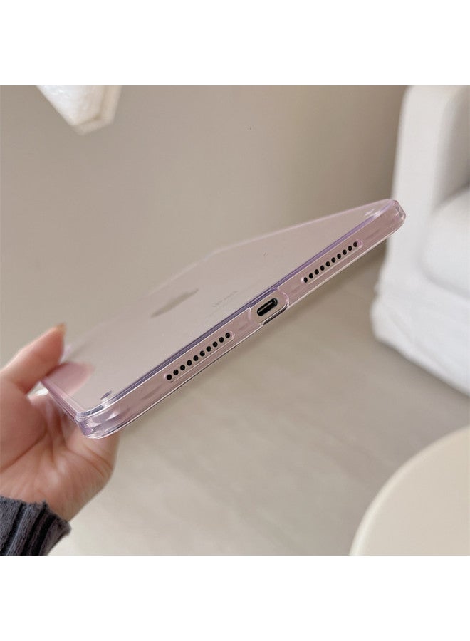 حافظة حماية لجهاز IPad Pro11 Air6/54 أكريليك مضادة للانحناء الجيل 10 شفافة 10.2 حافظة مضادة للسقوط Mini7-اللون: أخضر فاتح-نموذج قابل للتطبيق: عالمي لجهاز Ipad Air11 2024/pro11 2022/2021/2020/2018/air5/4 - Image 4